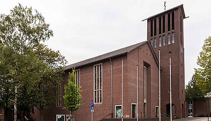 Die Christus-König-Kirche in Kleve.