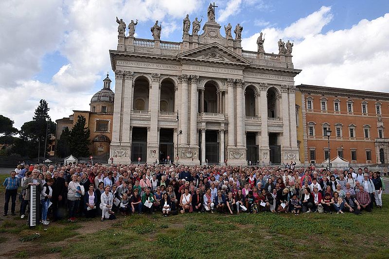 Gruppenbild von der Lateranbasilika