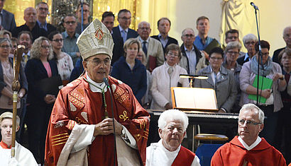 Bischof Dr. Felix Genn feiert Festgottesdienst zum 1050-jährigen Bestehen des Stiftes Borghorst.