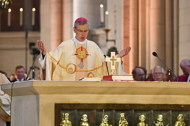 Im Rahmen des feierlichen Gottesdiensts zur Amtseinführung von Dr. Heiner Wilmer.
