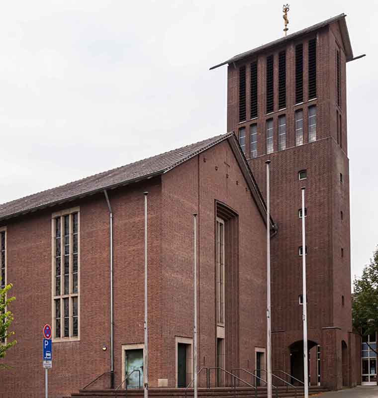 Die Christus-König-Kirche in Kleve.