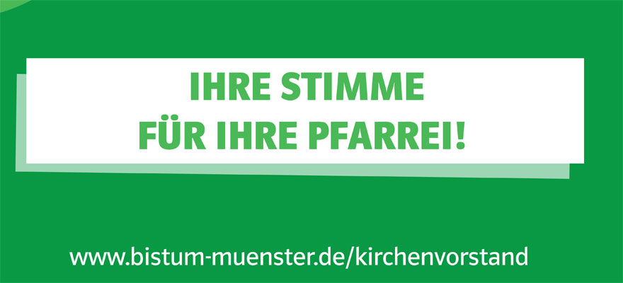 Plakat für die Kirchenvorstandswahlen