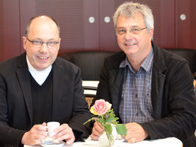 Spiritual Martin Limberg und Hausleiter Frank Nienhaus (rechts) Spiritual Martin Limberg und Hausleiter Frank Nienhaus (rechts)