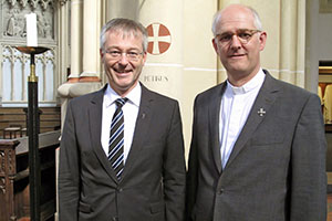 Generalvikar Dr. Norbert Köster und Geistlicher Rat Clemens Lübbers.