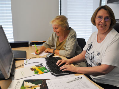 Christa Winkelhaus und Ursula Große Coosmann 