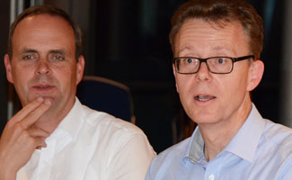 Kreisdechant Christoph Rensingund Frank Vormweg, Leiter der Hauptabteilung Seelsorge im Bistum Münster Kreisdechant Christoph Rensingund Frank Vormweg, Leiter der Hauptabteilung Seelsorge im Bistum Münster
