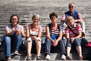 v.l. Christa Benz, Hildegard Barlage, Anita Witte, Christine Kötter und Dr. Karl-Heinz Witte v.l. Christa Benz, Hildegard Barlage, Anita Witte, Christine Kötter und Dr. Karl-Heinz Witte