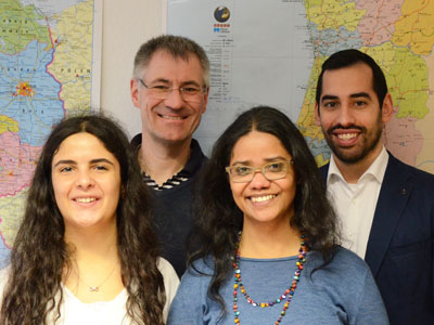 Laura Salamanca (links), Diogo Carreira (rechts) sowie Adriana und Ludger Schulten Laura Salamanca (links), Diogo Carreira (rechts) sowie Adriana und Ludger Schulten