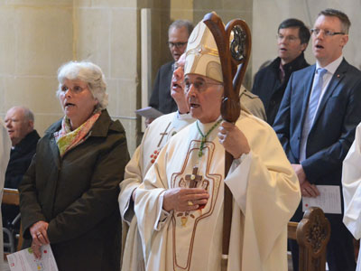 Bischof Dr. Felix Genn in der St.-Lamberti-Pfarrkirche in Coesfeld