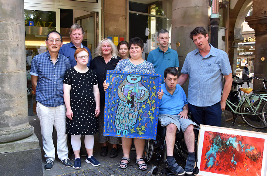 Gruppenbild der Künstler