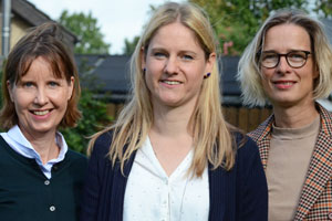 Von links Ursula Demmel, Dr. Heike Plitt und Andrea Stachon-Groth