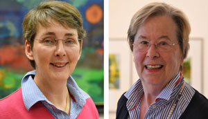 Porträtaufnahmen von Sigrun SChnieders und Gertrud Witte. Porträtaufnahmen von Sigrun SChnieders und Gertrud Witte.