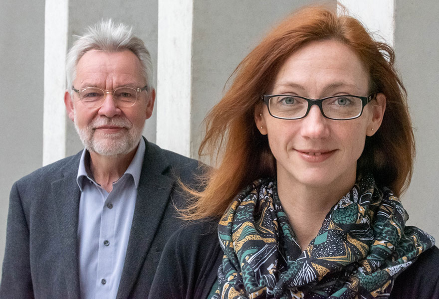 Porträt von Michael Oetterer und Bianca Gawollek.