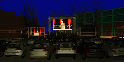 „Christmas-Drive-in“ in Bocholt