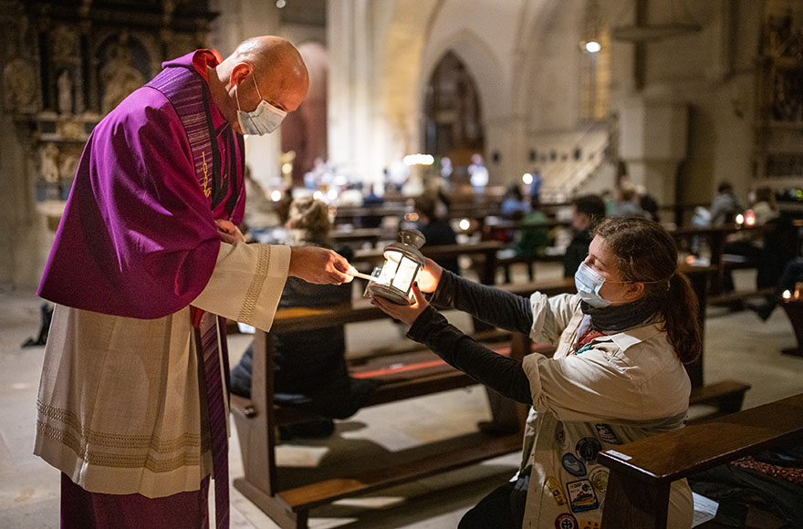 Friedenslicht Von Bethlehem Ausgesendet Bistum Munster