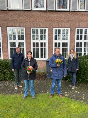 Fröhliche Gesichter beim Vorstand des BDKJ Münster