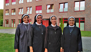Schwester Sobha, Schwester Shinet, Schwester Lis Maria und Schwester Joicy Schwester Sobha, Schwester Shinet, Schwester Lis Maria und Schwester Joicy