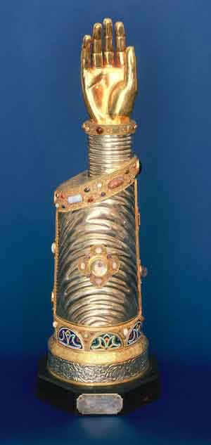 Armreliquiar des Petrus Canisius Armreliquiar des Petrus Canisius