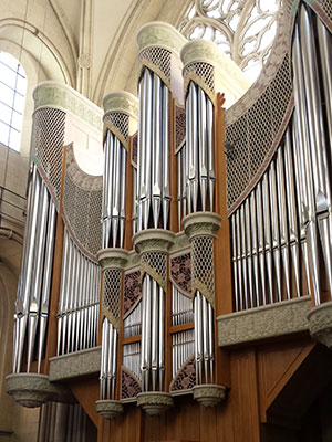 Orgelprospekt im St.-Paulus-Dom. Orgelprospekt im St.-Paulus-Dom.