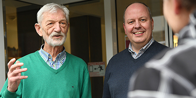 Dietmar Davids (rechts) und Bernd Mülbrecht Dietmar Davids (rechts) und Bernd Mülbrecht