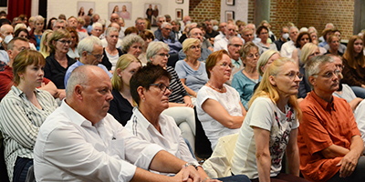 Infoabend zum Missbrauch in Bocholt mit vielen Teilnehmenden.