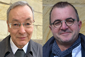 Porträtbilder von Pfarrer Gerhard Theben und Domvikar Dr. Michael Höffner (von links) Porträtbilder von Pfarrer Gerhard Theben und Domvikar Dr. Michael Höffner (von links)