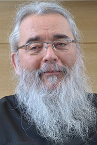 Porträt des Erzpriesters. Porträt des Erzpriesters.