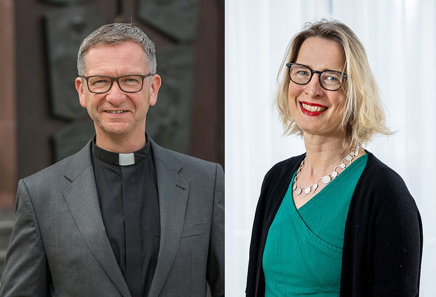 Porträts von Dr. Antonius Hamers und Andrea Stachon-Groth