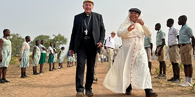 Bischof Genn und Bischof Peter Paul in Ghana
