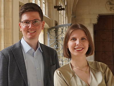 Dennis Hartjes und Pia Wontorra