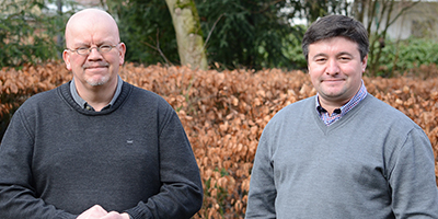 Pfarrer Ullrich (rechts) und Pfarrer Ignat Pfarrer Ullrich (rechts) und Pfarrer Ignat
