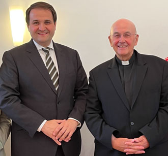 Minister Liminski und Bischof Genn sprechen über Partnerschaftsarbeit 