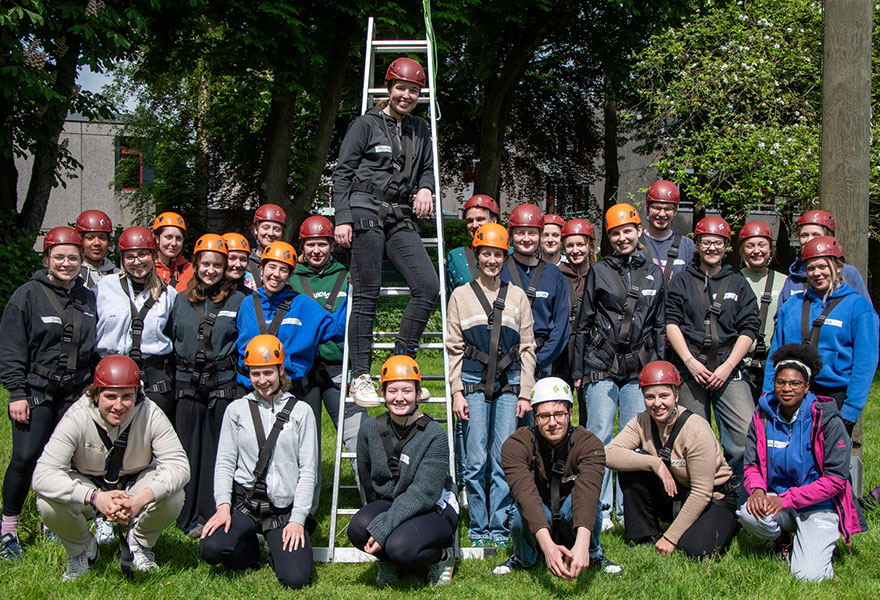 Gruppenbild der Freiwilligen 
