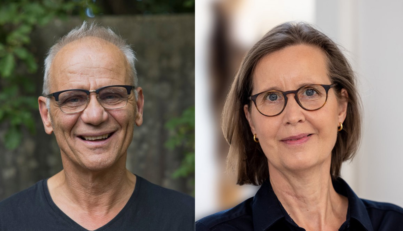 Künstler Klaus-Dieter Hedwig (von links) und Ursula Demmel, Leiterin der Ehe- und Familienberatung (EFL) des Bistum Münster Künstler Klaus-Dieter Hedwig (von links) und Ursula Demmel, Leiterin der Ehe- und Familienberatung (EFL) des Bistum Münster