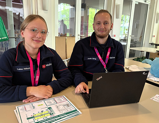 Luisa Fritsche und Justin Geng Luisa Fritsche und Justin Geng