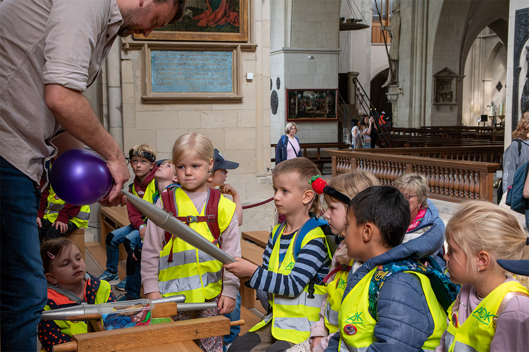 1300 Vorschulkinder auf Pilgertour in Münster