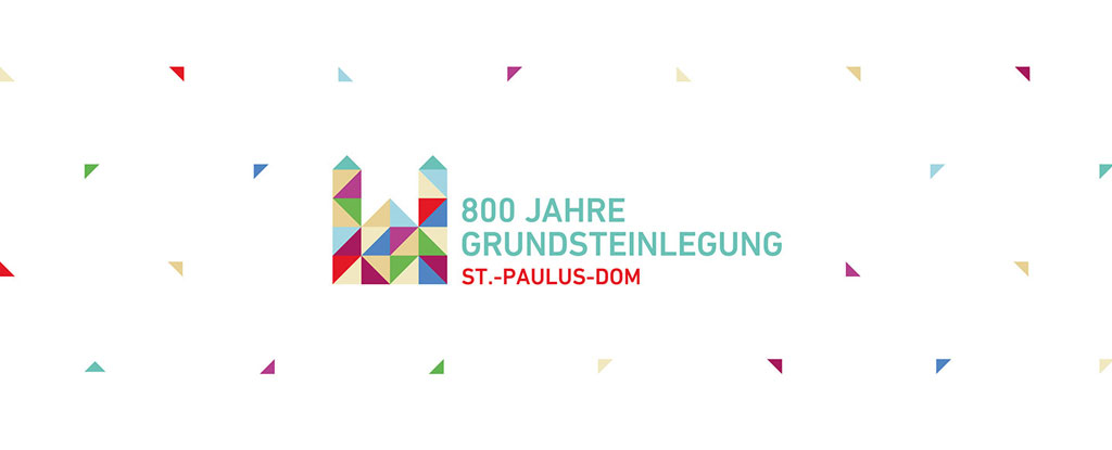 Logo zum Jubiläum des St.-Paulus-Doms im Jahr 2025.