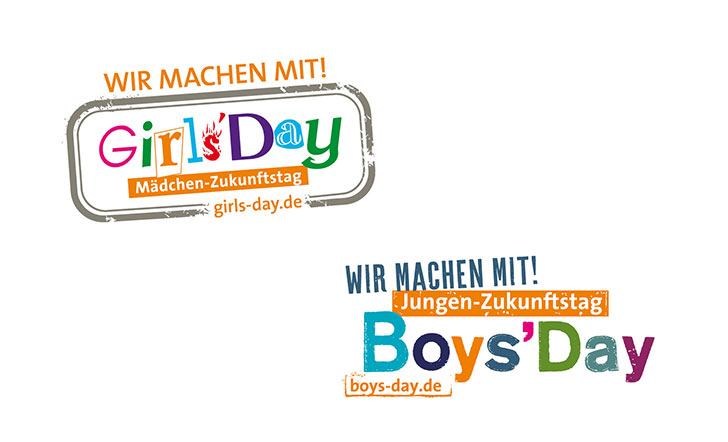 Logos vom Girls Day und Boys Day