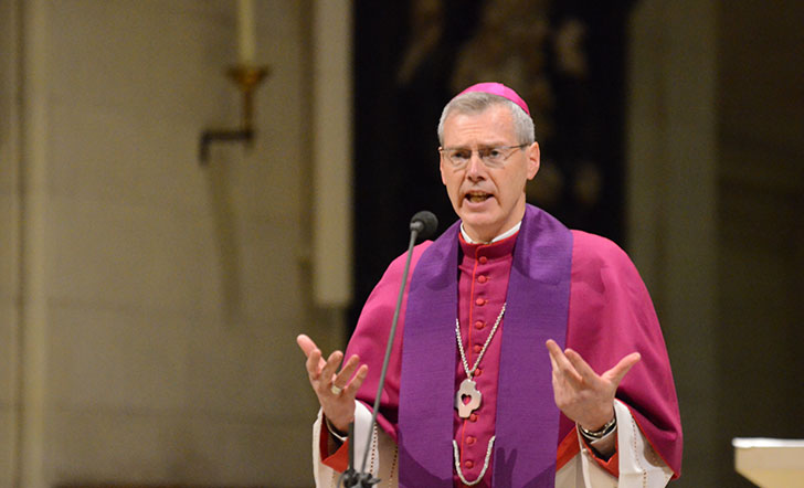 Bischof Dr. Heiner Wilmer SCJ im Paulusdom (Archivfoto aus 2024)