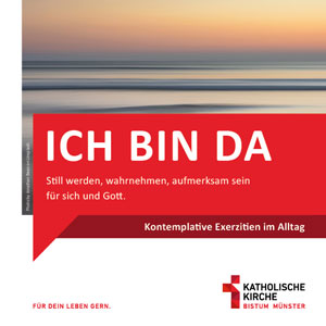 Cover des Kartensets "Ich bin da" für kontemplative Exerzitien im Alltag