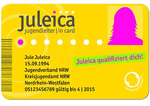 Muster einer Juleica Muster einer Juleica