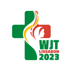 Logo des Weltjugendtages Lissabon 2023