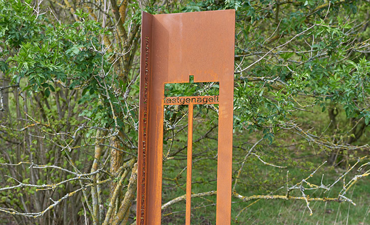 Stele auf dem Haldenkreuzweg in Ahlen