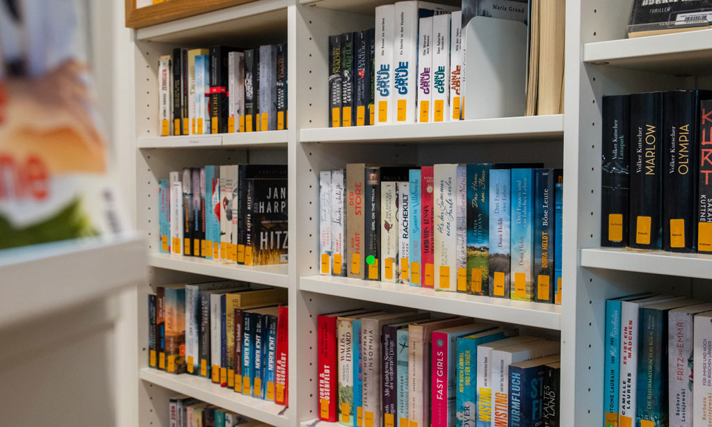 Bücherregal in der Bücherei Sassenberg