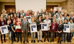 Die Preisträger des Umweltpreises der Stadt Münster